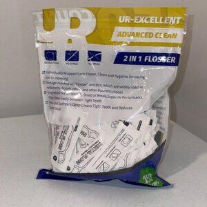 UR-Excellent Advanced Clean 2 in 1 Flosser - Individually Wrapped
